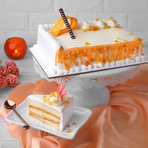 Rainbow cake .. Butterscotch flavour... - Cake Square by piu | Facebook