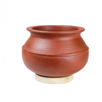 Red Earthen Handi Pot / Clay Handi Pot  - 3 Ltrs 