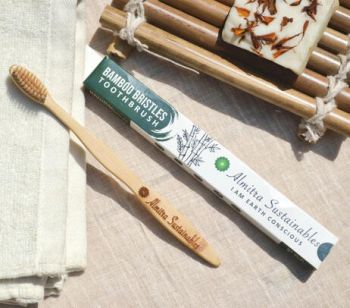 Handcrafted Bamboo Toothbrush | BPA & Plastic Free | Nature-Friendly