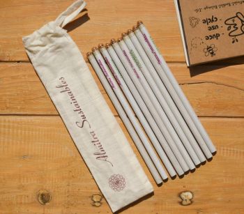 Recycled Paper Plantable Seed Pencil | Eco-friendly (Set Of Three)