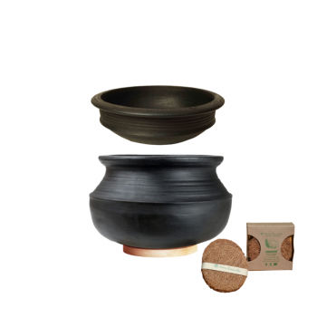 Clay Pot Kitchen Set 4 – Planet Friendly Kitchen Cooking Set – Clay Pots