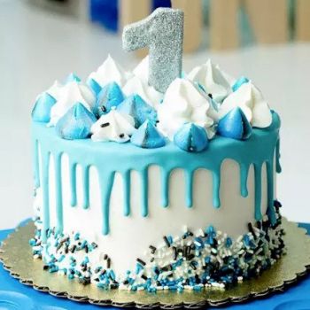 Birthday special Vanilla Cake