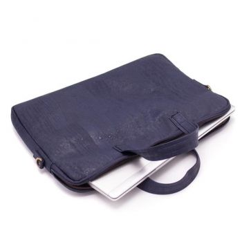 Cork Urban Laptop & Tablet Bag - Color: Zipper Blue