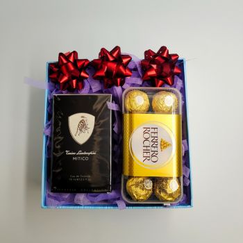 Gift for Him - Tonino Lamborghini Mitico & Ferrero Rocher Gift Set