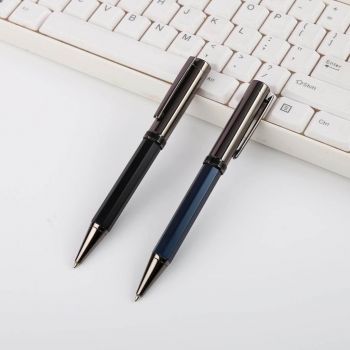 Premium Ballpoint Metal Pen with Blue Ink