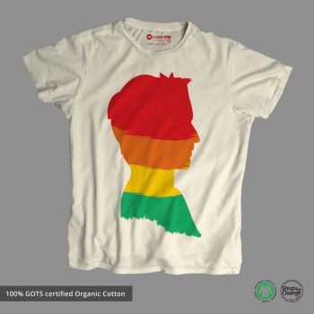 I Vivid - For Love of Art Series, White | 100% Organic Cotton T-Shirt