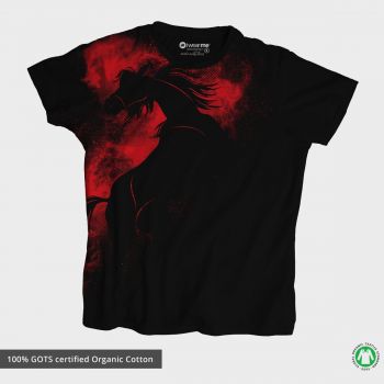 I Ride - For Love of Art Series, Black | 100% Organic Cotton T-Shirt