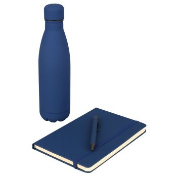 Set of Stainless Bottle, Notebook and Pen At Best Rate
