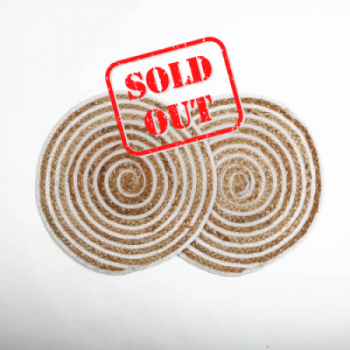 Earth Friendly Braided Jute Placemats (Set of 2) | Handmade