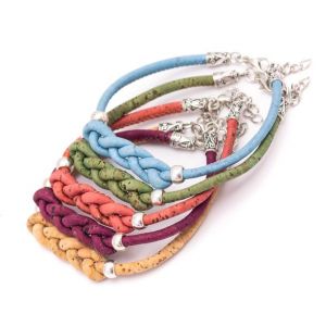 Sustainable Colourful Fashion Bracelet - Twisted Pattern