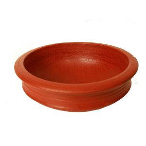 Red Clay Pot / Earthen Pot for Cooking  - 1 Ltrs