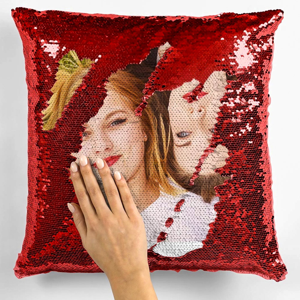 Magic photo sale cushion