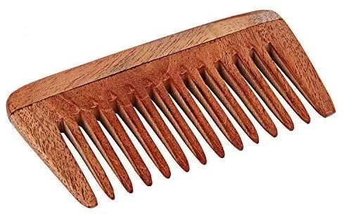 Eco-Friendly Neem Wood Hair Comb  Inches - Green Cart Store